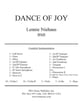 Dance of Joy Orchestra sheet music cover